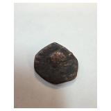 Ancient Coin with Weathered Surface