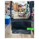 Fossil Black Leather Crossbody Bag