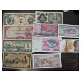 10 International Banknotes