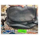 Black Leather Kate Spade Shoulder Bag