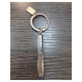 Coach Measuring Stick Keychain