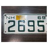 1969 New Hampshire Truck License Plate