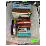 Books in Plastic Container