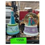 Frozen-Themed Elsa Figurine and Snow Globe
