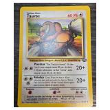 Tauros Pokemon Card in Portuguese