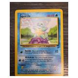 Pokemon Base Set Squirtle Trading Card