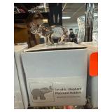 6 Godinger Elephant Placecard Holders