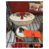 Lenox Winter Greetings Porcelain Dish Set