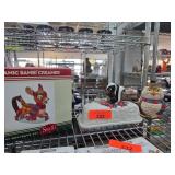 Ceramic Holiday-Themed Figurines and Creamer Set