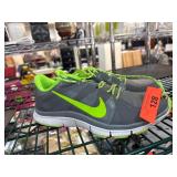 Nike Gray and Green Athletic Shoes