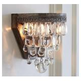 Pottery Barn Clarissa Sconce in Round Glass