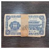 Bundle of Chinese 1,000,000 Yuan Banknotes