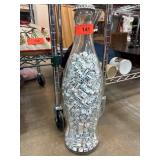 Oversized Coca Cola Glass Bottle Filled With Dice