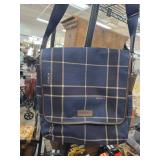 Coach Plaid Crossbody Messenger Bag