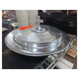 Communion Tray With Glass Inserts and Lid