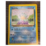 Pokemon Squirtle Card, Base Set 1995