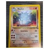 Italian Rhydon Pokemon Card