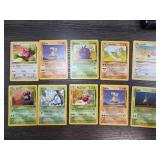 10 Pokemon Trading Cards