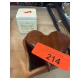 Wooden Heart Box and Hallmark Keepsake Jar
