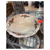 Lenox Winter Greetings Holiday Themed Pierced Bowl
