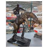 Bronze Statue ï¿½Bronco Twisterï¿½ by C.M. Russell