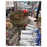 Brass Shell Casings and Ammunition Boxes