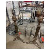 Brass Fireplace Andirons