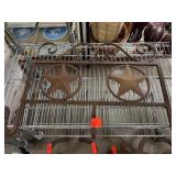 Heavy Iron Decorative Hat Rack with Star Motif