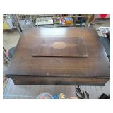 Wooden Box With Etched Top Design