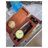 Brown & Sharpe Dial Indicator in Wooden Box
