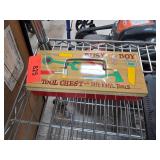 Busy Boy Metal Tool Chest With Vinyl Tools