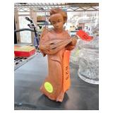 Wooden Figurine of Angel with Mandolin