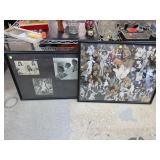 Two Framed Collage Picture Frames