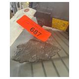 Mark Hopkins Bronze Plaque Sculpture