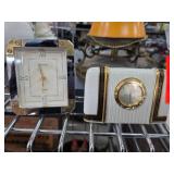 Two Decorative Table Clocks Lenox