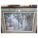 Framed Artwork Including Signed Print