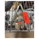 Metal Drafting Compass with Locking Mechanism