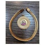 Gold-Fill Necklace and Pendant Set