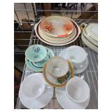 Cups, Saucers, and Plates Set