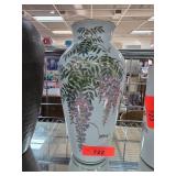 Shibata Japan Porcelain Vase with Floral Design