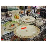 Ceramic Tableware with Floral Designs