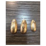 14k Gold Nails with Diamond Accents 2.4g