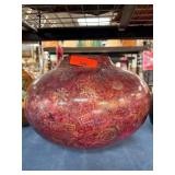 Multi-Colored Decorative Pottery Vase