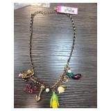 Betsey Johnson Charm Necklace