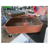 Crate & Barrel Terracotta Dish