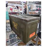 Military-Style Metal Ammunition Box, 50 Cal