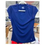 Prince Blue Athletic Shirt with V-Neck Design