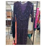 Boden Purple Patterned Dress