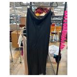 Bebe Black Sleeveless Midi Dress
