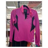 BCG Pink and Black Quarter-Zip Pullover